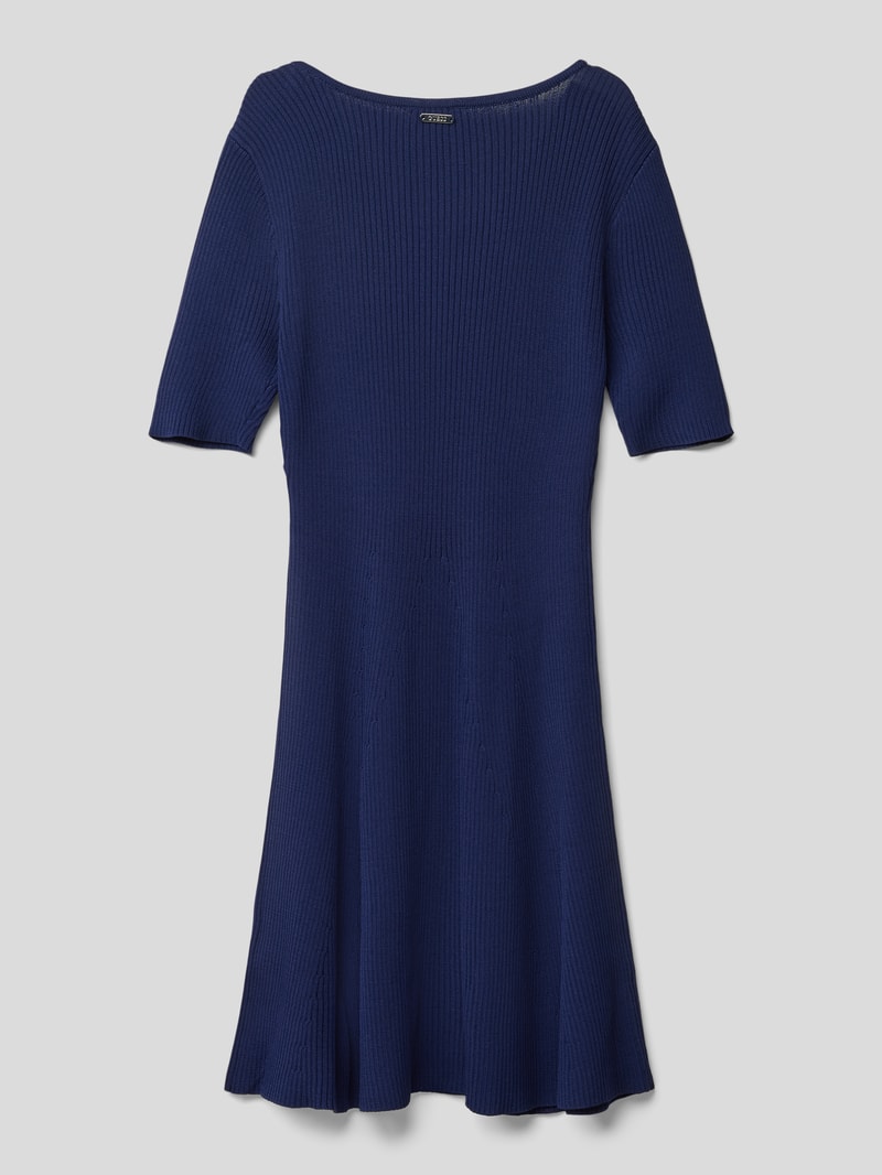 Kleid in Ripp-Optik Modell 'RIB HALEY DRESS' in marineblau