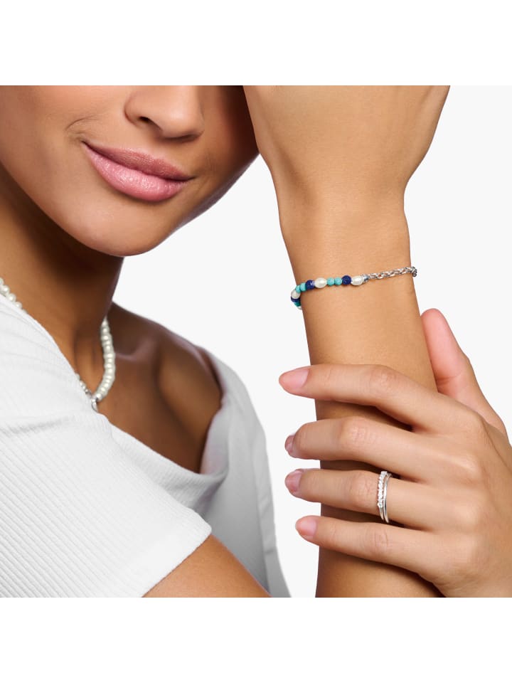 Thomas Sabo Armband in silber, weiß, blau günstig kaufen