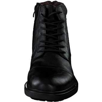Puccetti Schnür Boots in schwarz