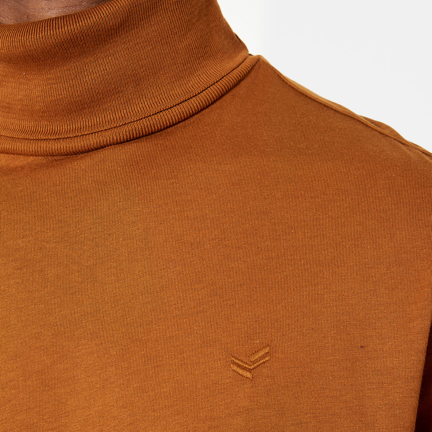PASTE  T-shirt col roulé marron Homme