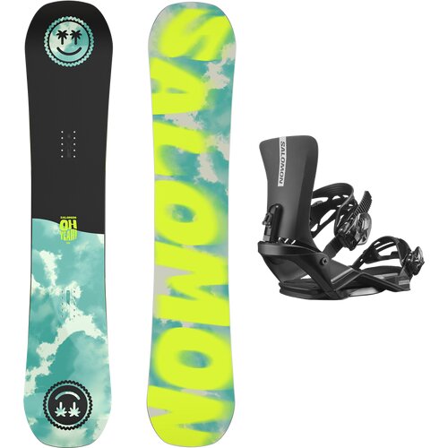 SNOWBOARD BOARD SET OH YEAH+RHYTHM BLACK