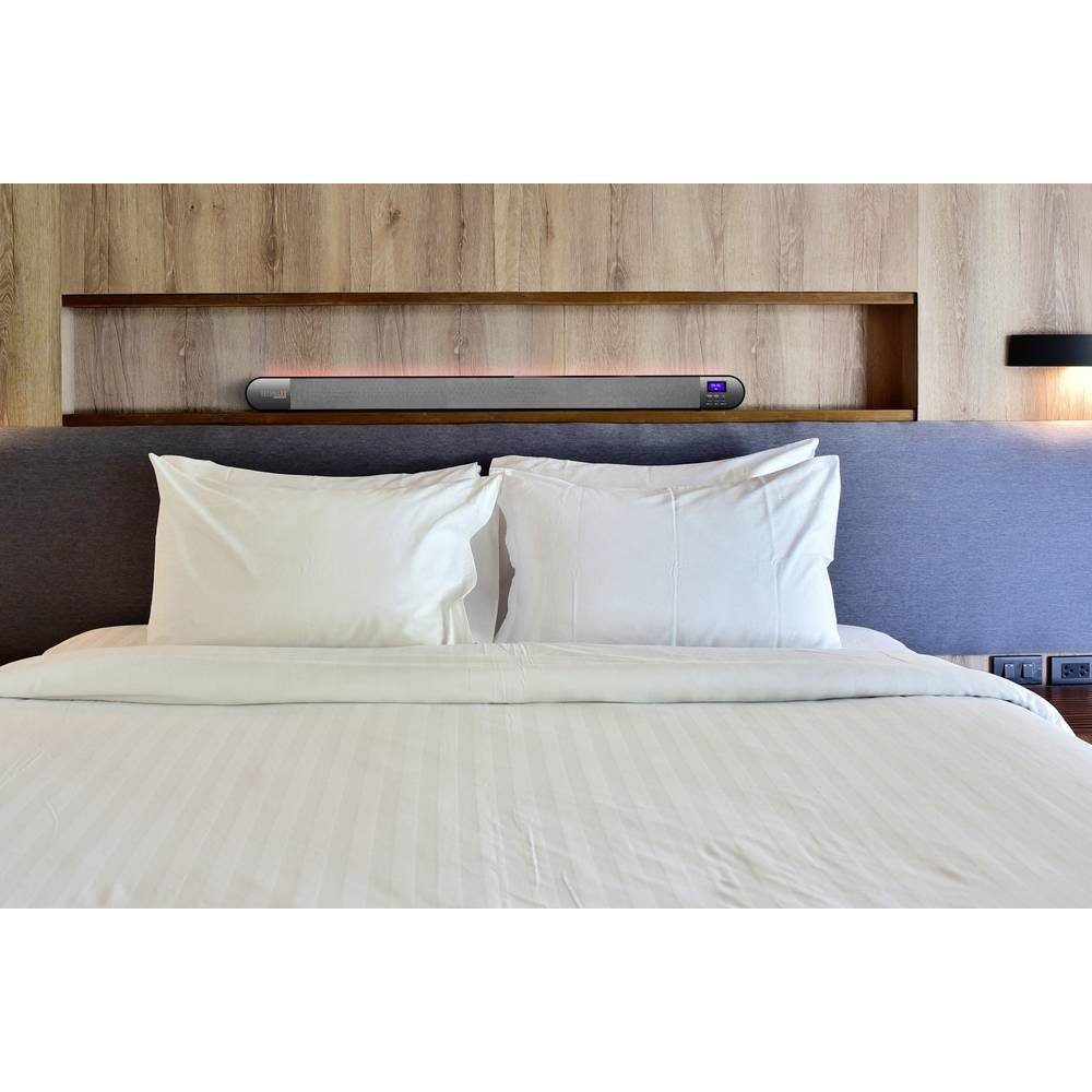 Technaxx DAB+ Soundbar mit Hintergrundbeleuchtung Soundbar (Bluetooth®, USB, Lautsprecherbeleuchtung)