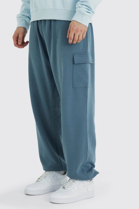 Tall lockere Cargo-Jogginghose