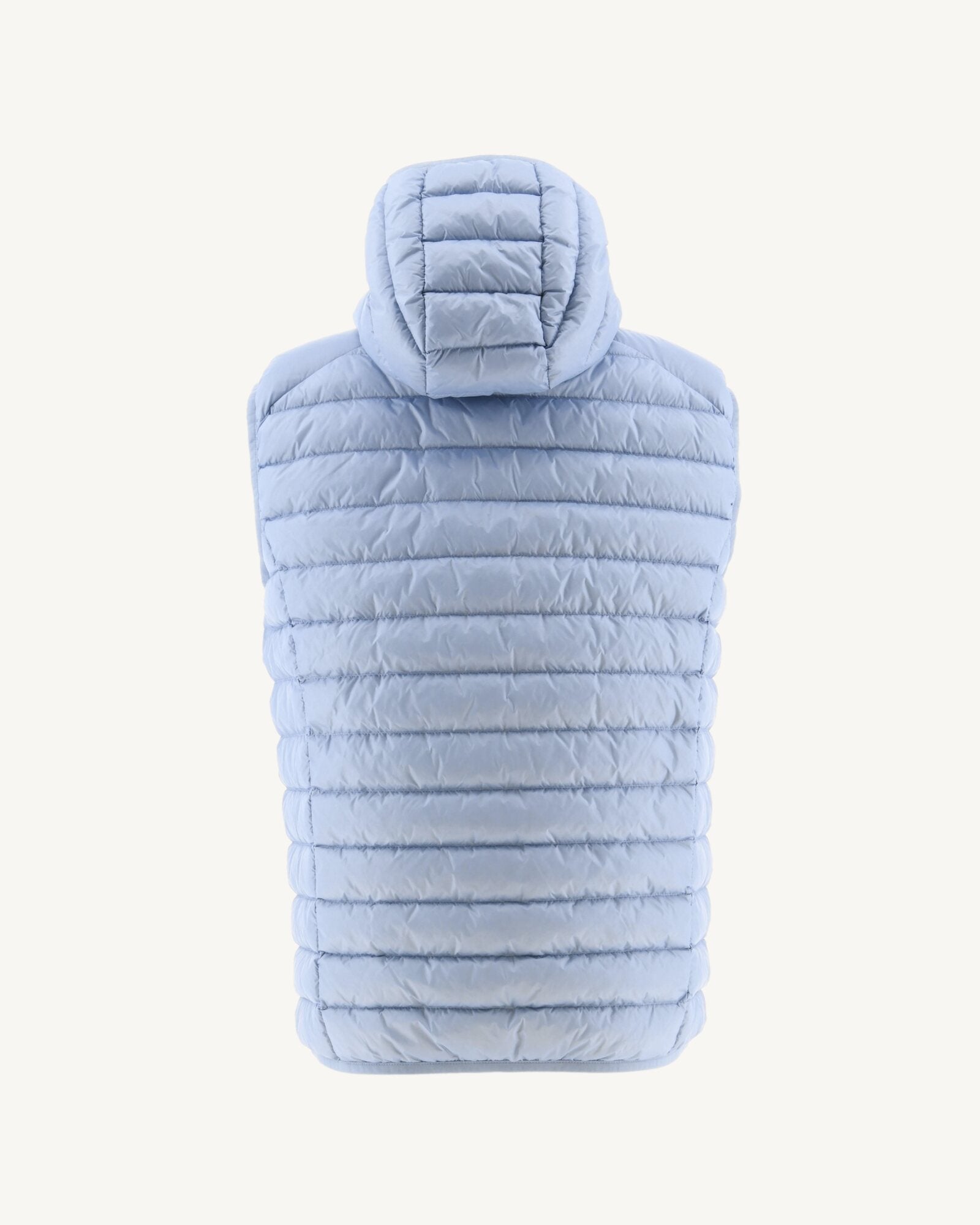 Doudoune sans manches à capuche Bleu clair Pat