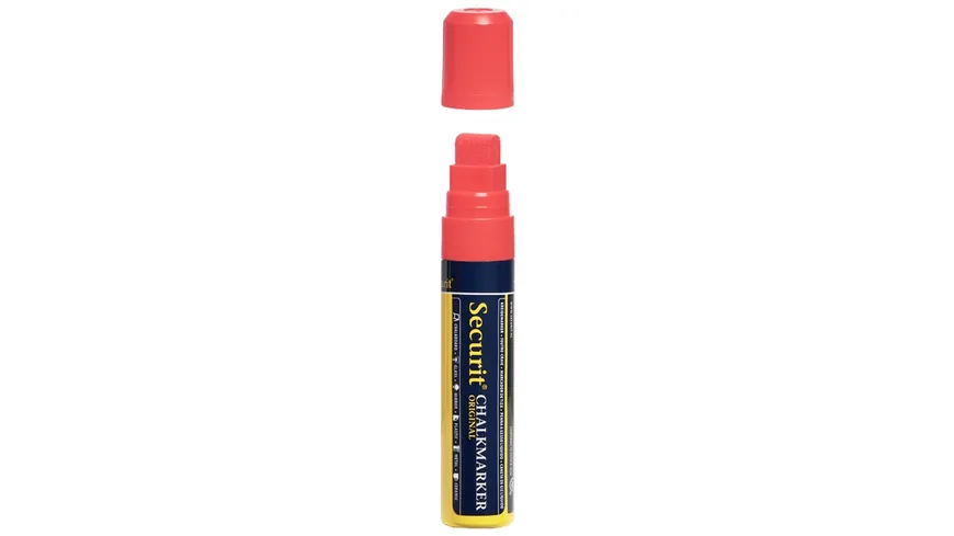 Securit Kreidemarker breit rot rot