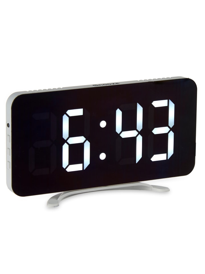 GIFTDECOR Digitaler LED-Wecker in weiß günstig kaufen onesize