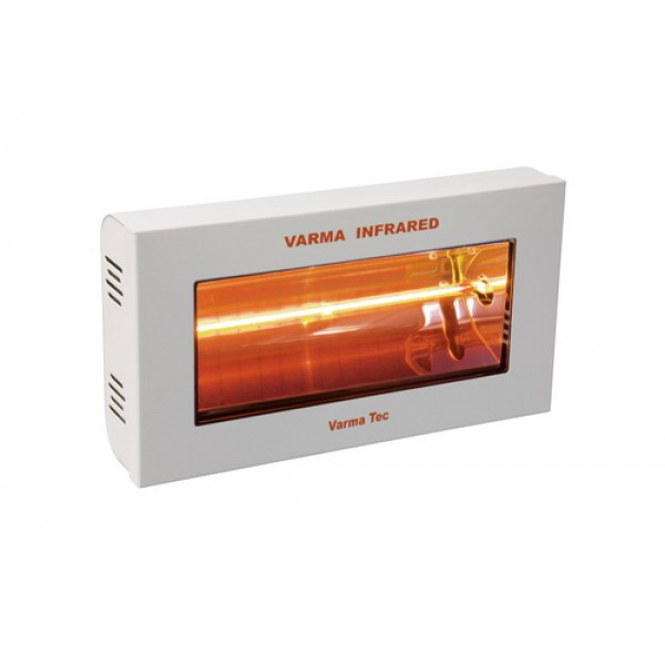 Chauffage infrarouge mural Varma 407001115 400 en acier inoxydable, 2,0 kW
