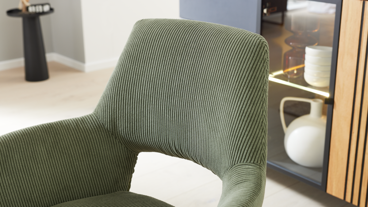 Interliving Schalensessel 5605 Cord Grün