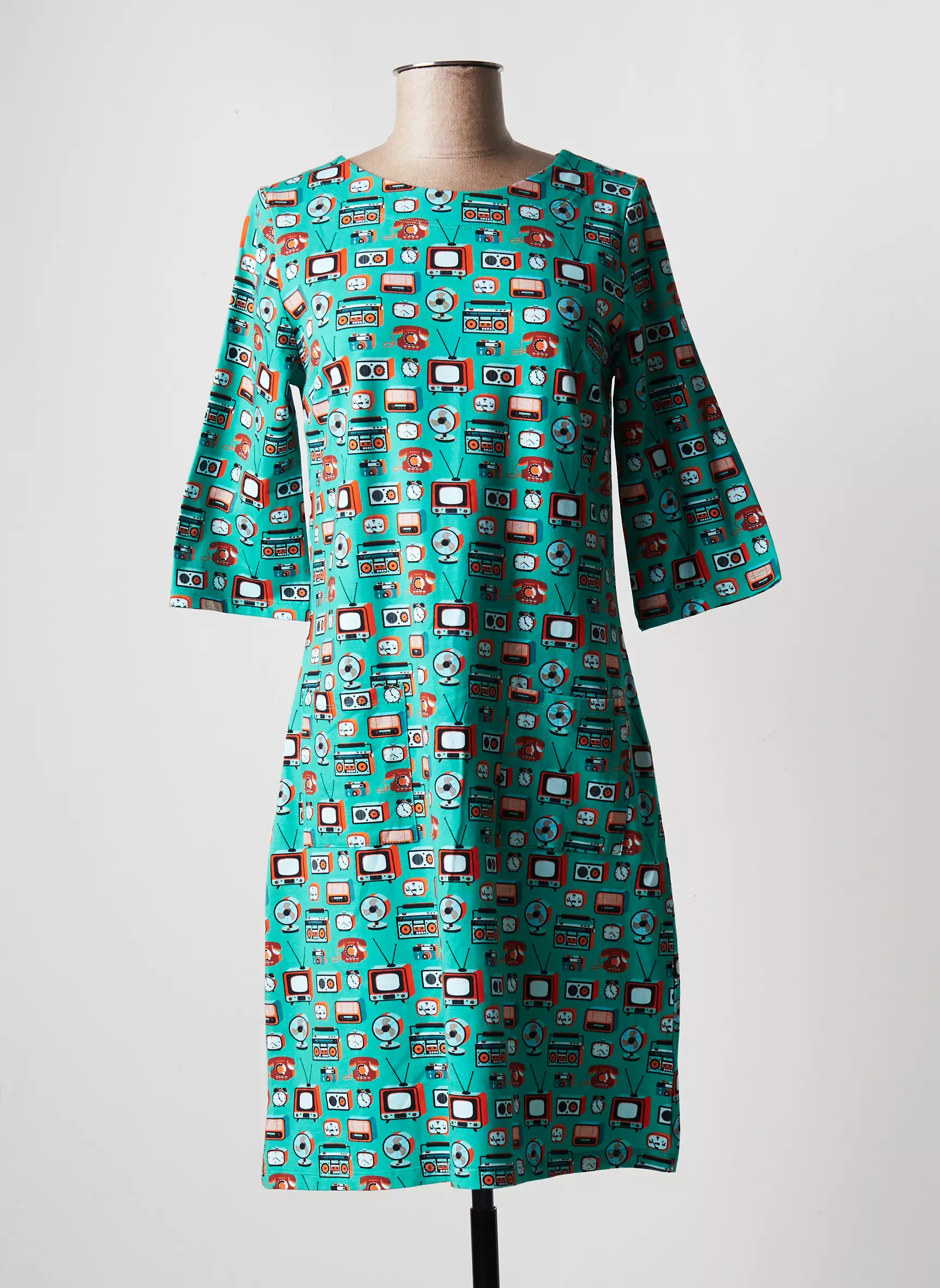 Cissi Och Selma Robes Mi Longues Femme couleur vert