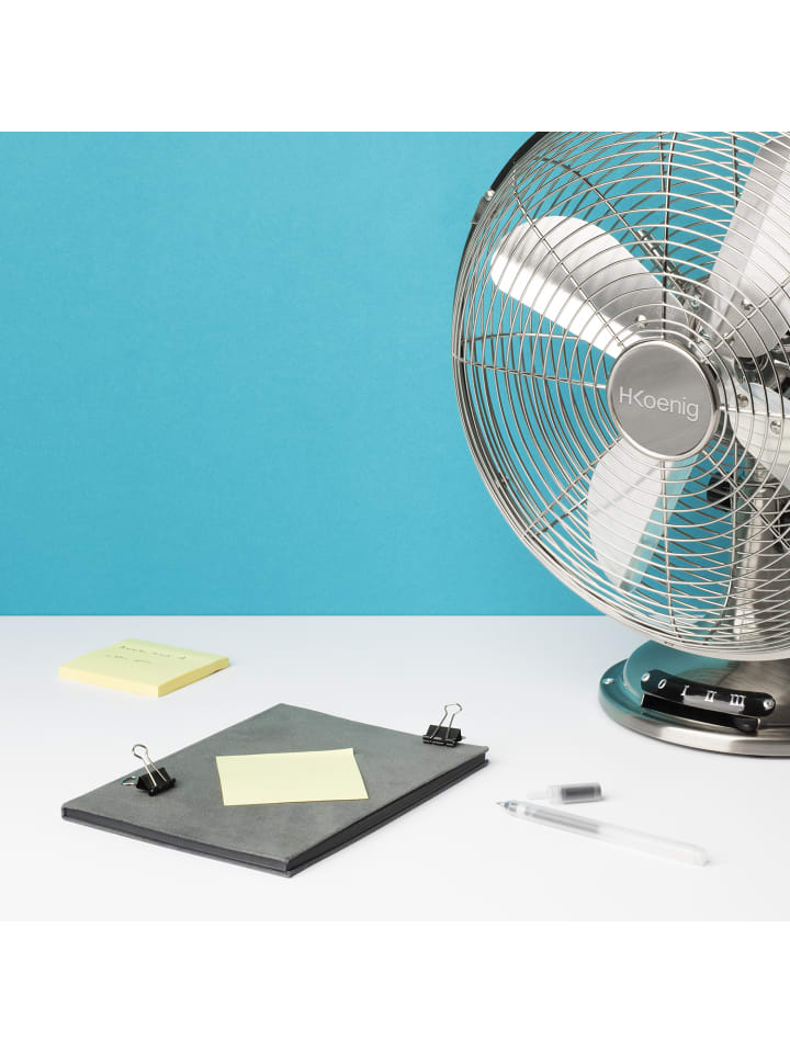HKoenig Tischventilator JOE48  in Silber günstig kaufen onesize