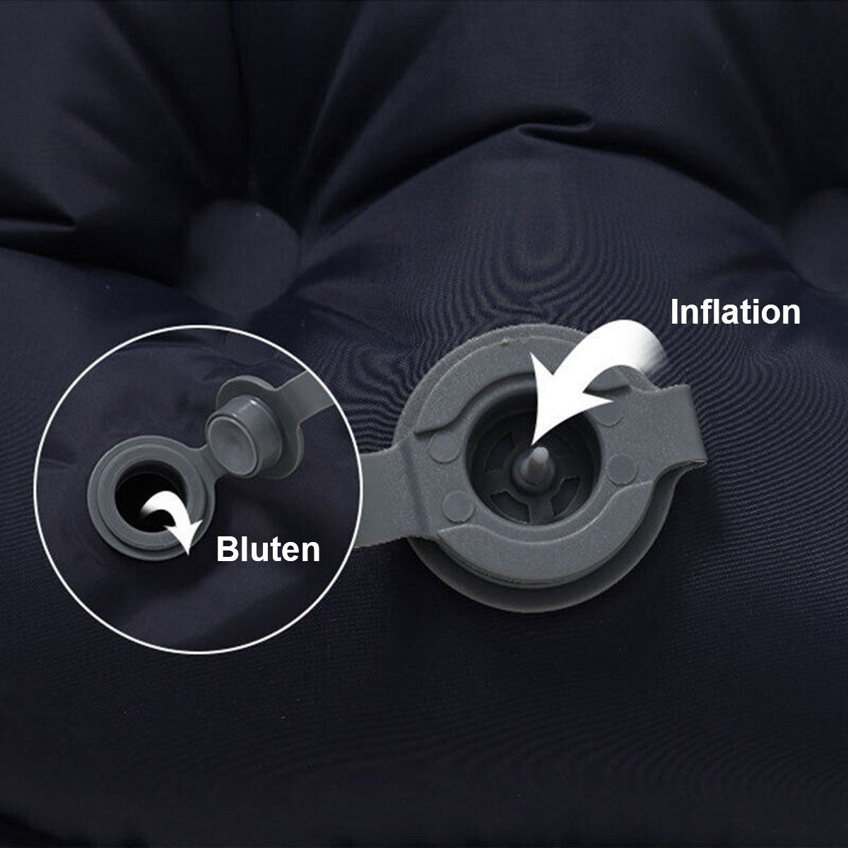 götäzer Luftbett Einzelne aufblasbare Matratze für den Outdoor-tragbare Schlafunterlage, Schlaf im Freien ultraleicht und tragbar,ideal für Camping und Zelten