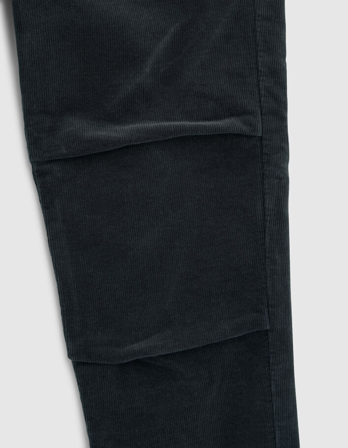 Jogging gris velours milleraies garçon