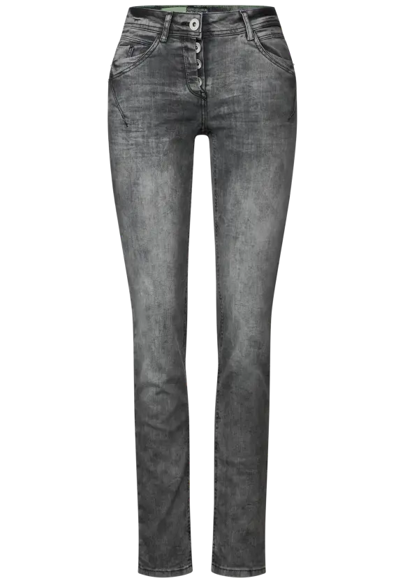 CECIL Graue Loose Fit Jeans