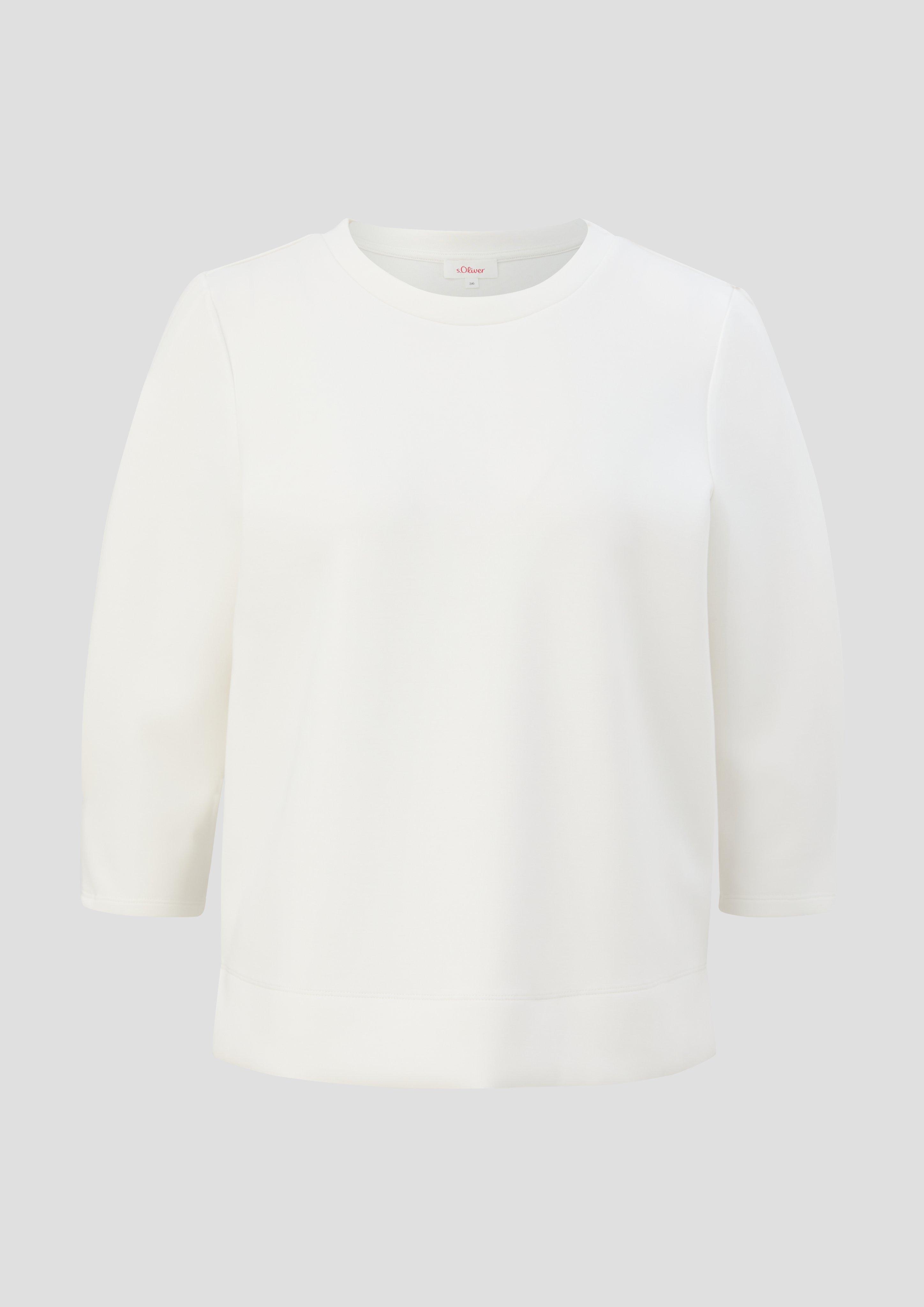 Scuba-Sweatshirt mit Falte  2136551-0210