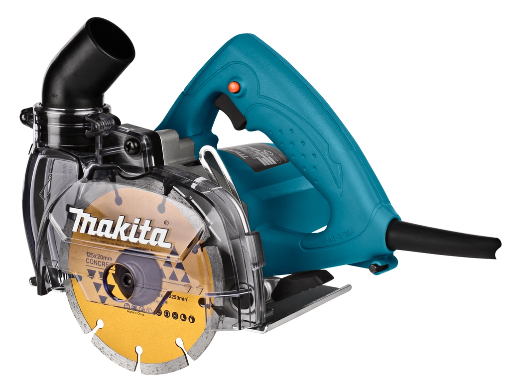 Scie diamantée Makita 4100KB 230V, diamètre 125 mm, pour travail à sec