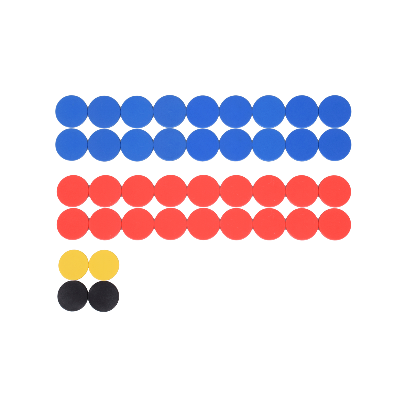 Cawila Premium Magnet Set 30mm Rot Blau