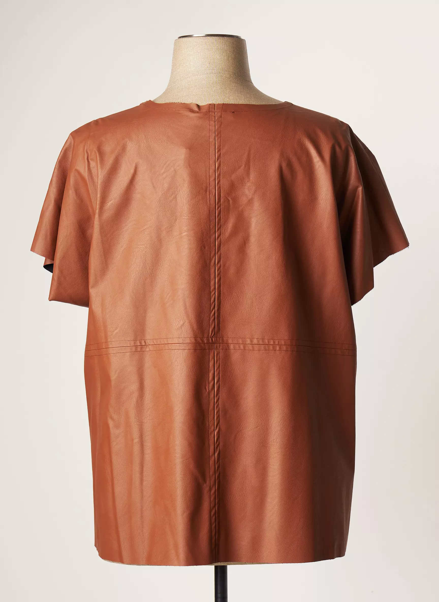 Mat Tshirts Femme couleur marron