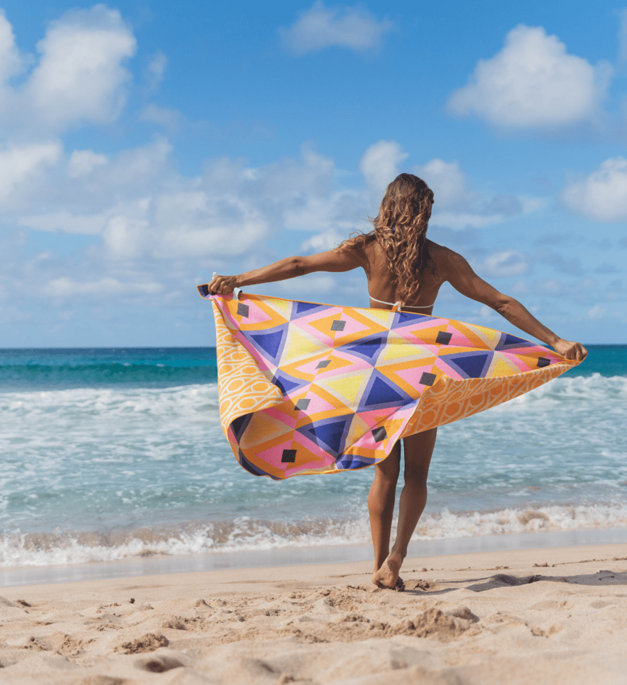 Buvanha Reisehandtuch 160 x 80 CM - Ibiza