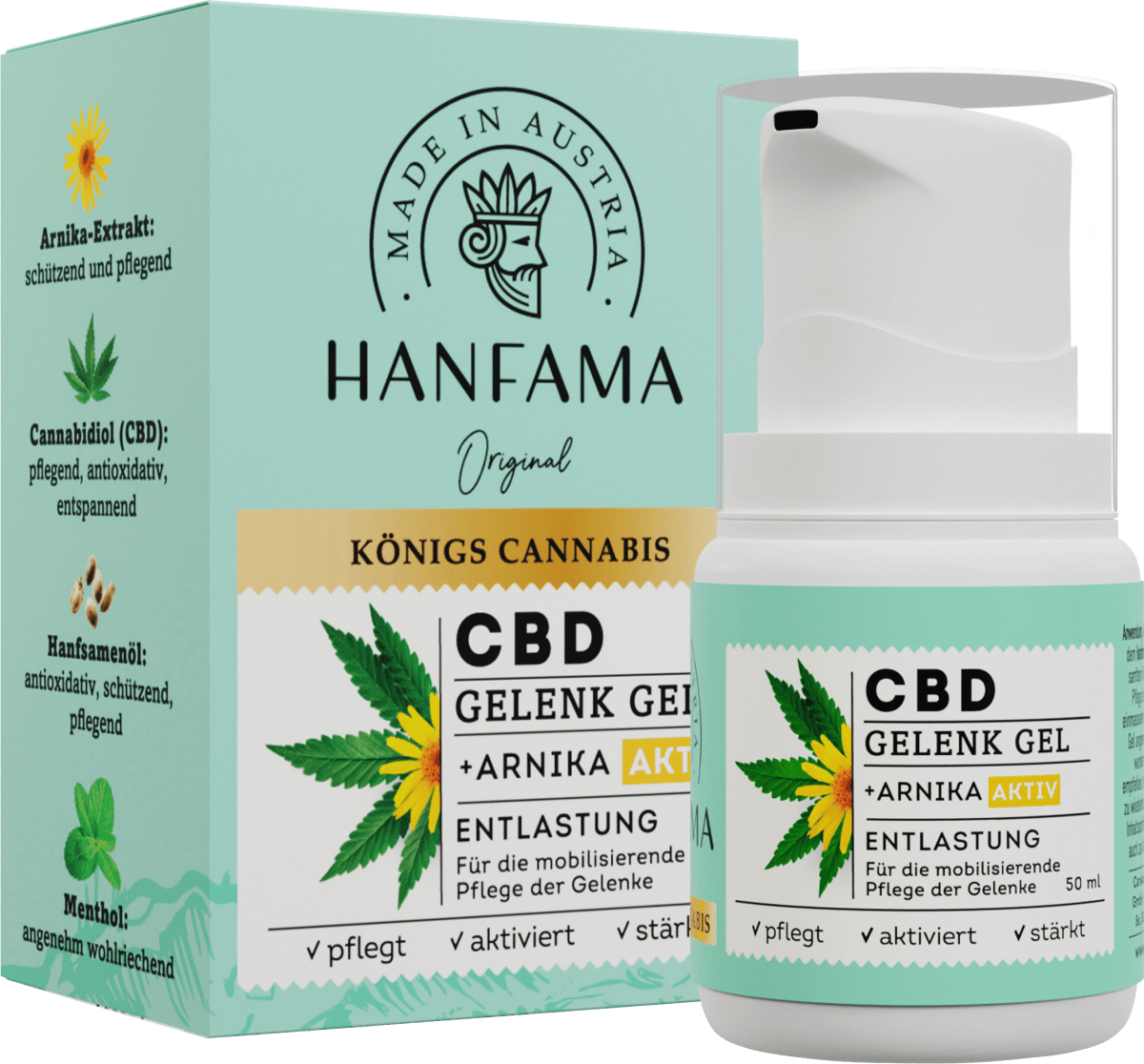 CBD Gelenk Gel Aktiv, 50 ml