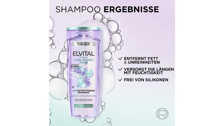 L'Oréal Paris Elvital Hydra Pure feuchtigkeitsspendende Spülung 250 ml