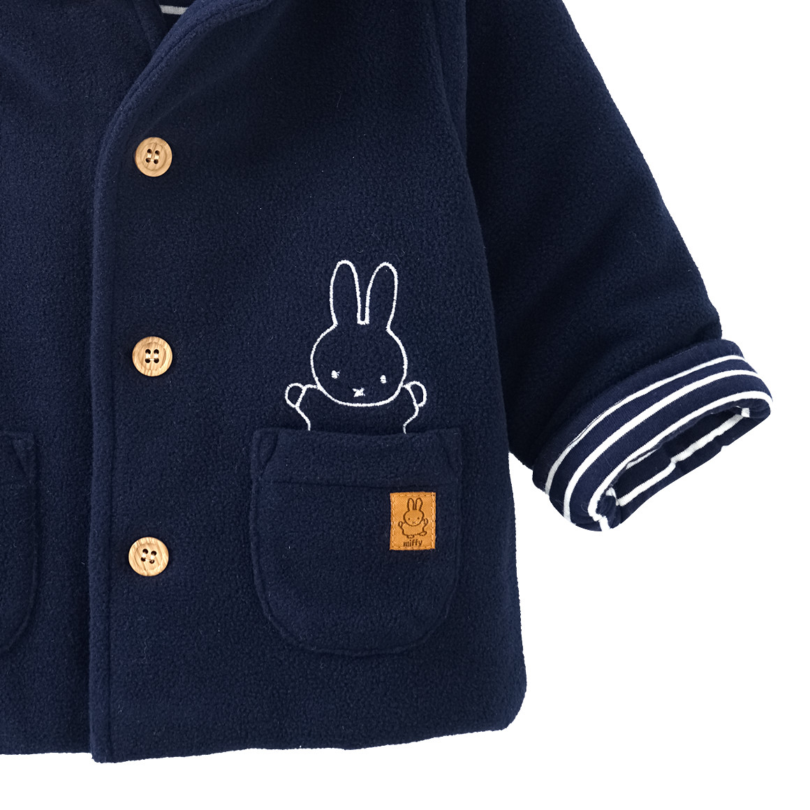 Miffy Fleecejacke mit Kapuze