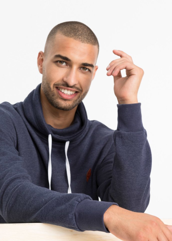 Sweatshirt mit Schlauchkragen