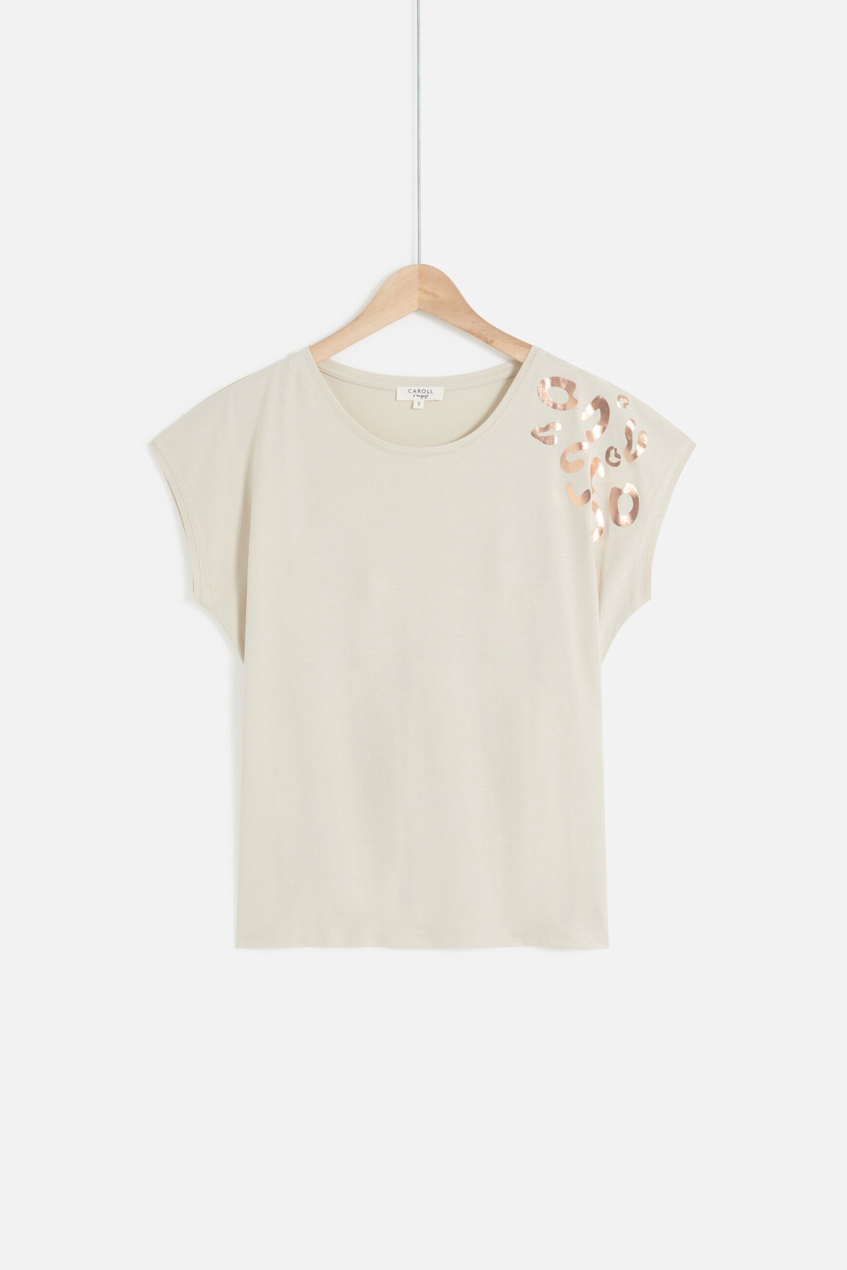 T-shirt tdelta ecru femme