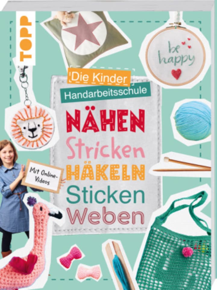 Frech Buch - Die Kinder-Handarbeitsschule: Nähen, Stricken, Häkeln, Sticken günstig kaufen onesize