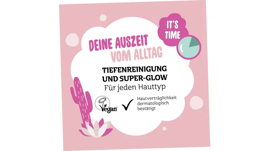 The Beauty Mask Company Bubble Tuchmaske Crazy Cactus