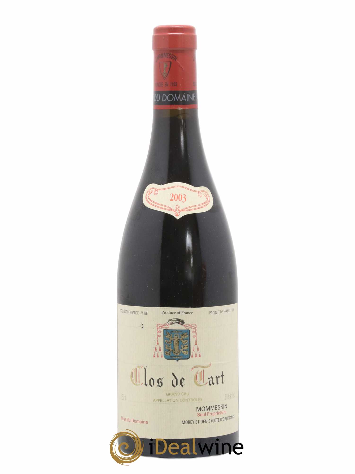Clos de Tart Grand Cru Mommessin  2003 - Lot de 1 Bouteille