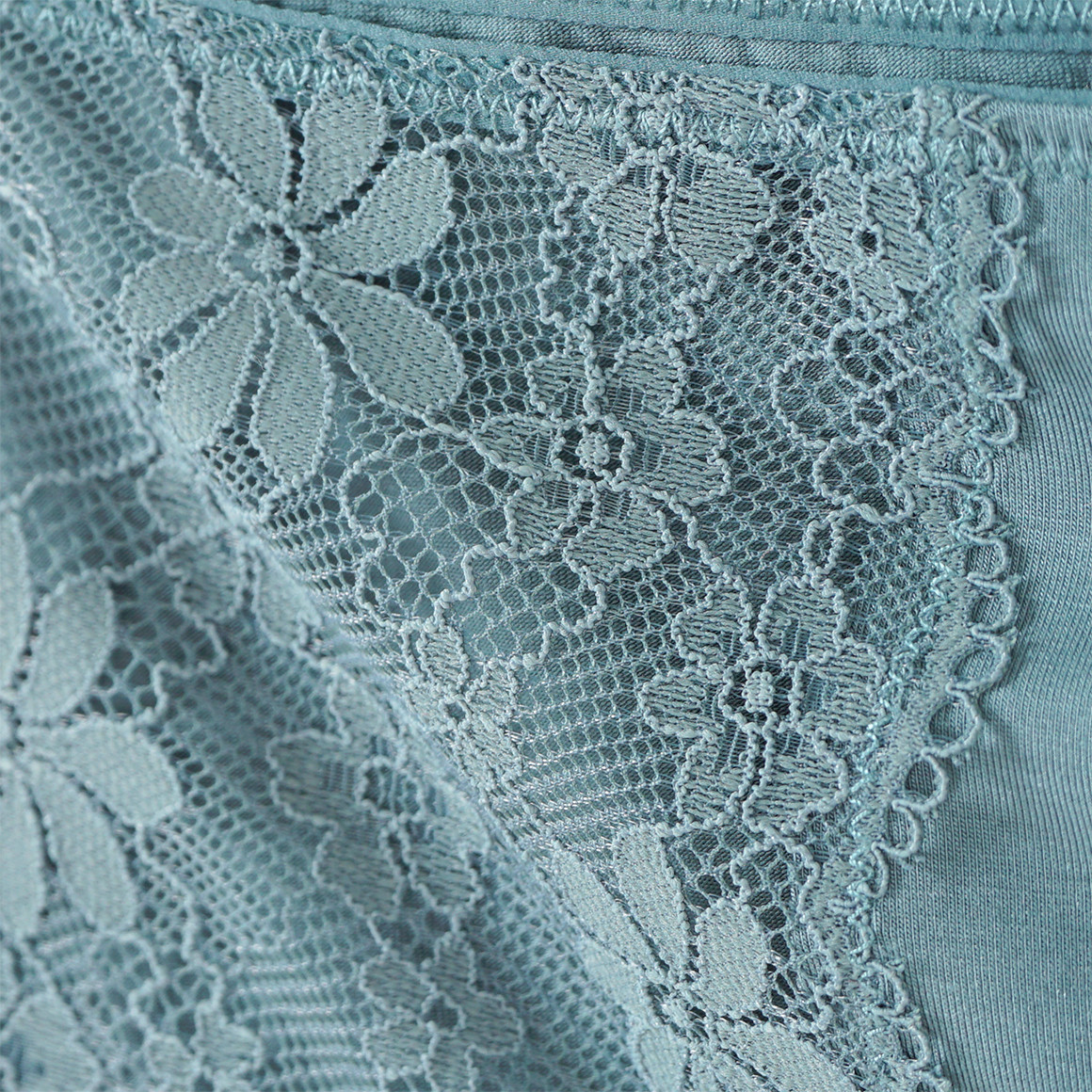 2 Damen Pantys mit Spitzeneinsatz