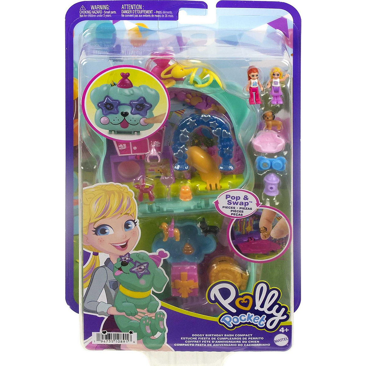 Polly Pocket Doggy Birthday Bash