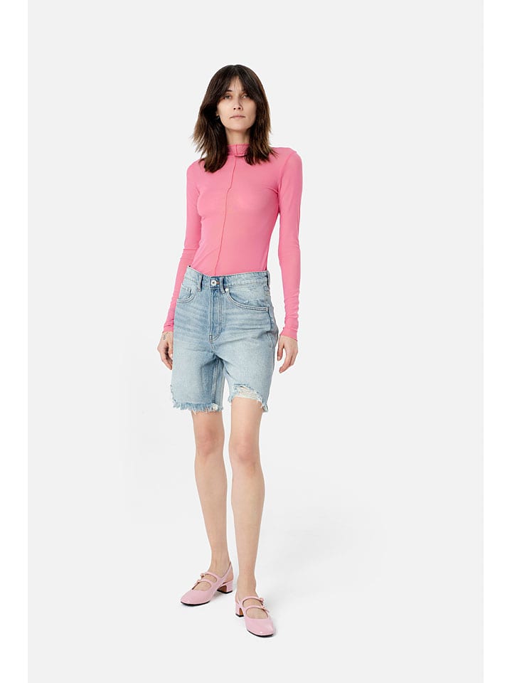loft37 Leder-Slingpumps in Rosa günstig kaufen