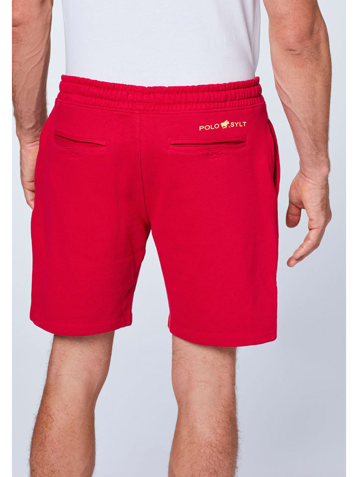 Polo Sylt Shorts in Rot günstig kaufen