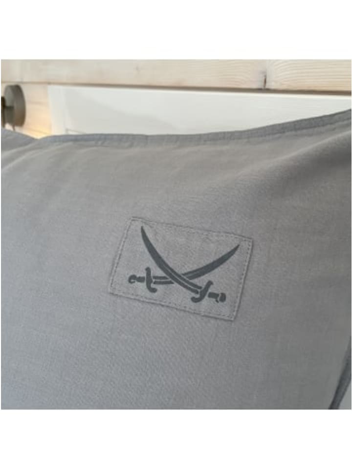 Sansibar Bettwäsche Leinen Look in Grau günstig kaufen