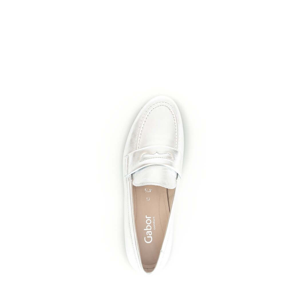 Gabor comfort Slipper silber