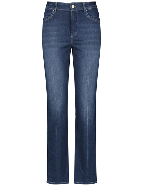 5-Pocket Jeans mit geradem Bein