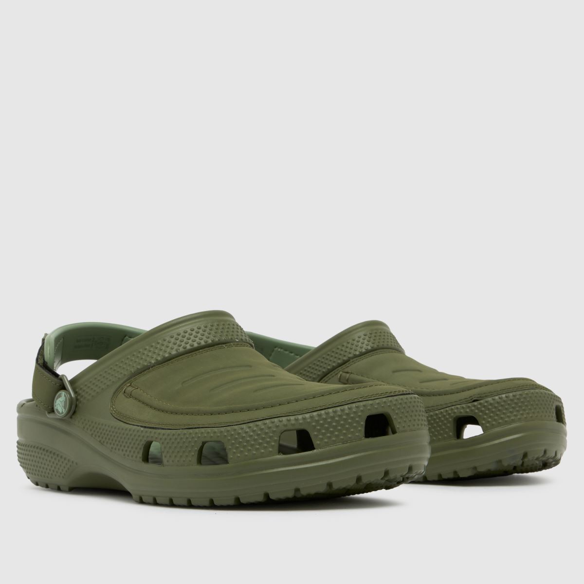 Crocs sandali Yukon Vista v kaki barvi