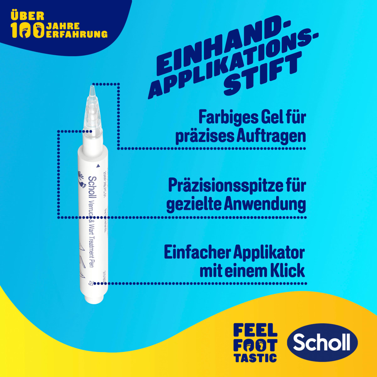 Warzen Entferner Behandlungsstift, 2 g