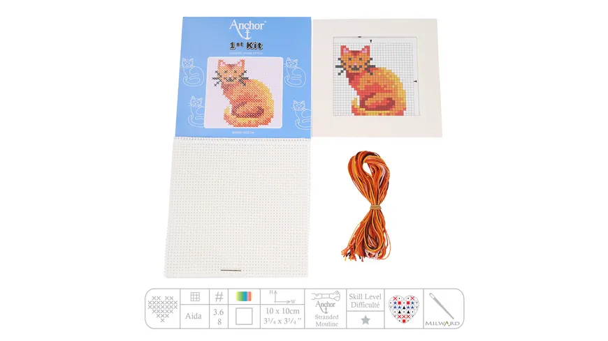 Anchor Stickset 1st Kit - Katze