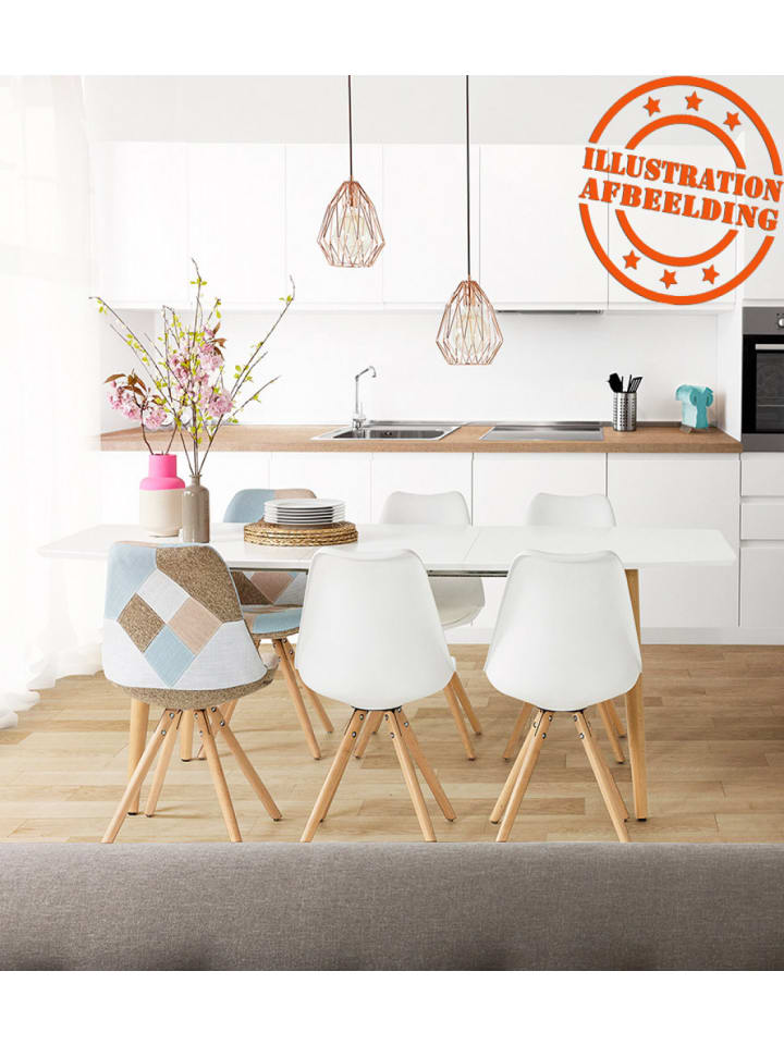 KADIMA DESIGN Ausziehbarer Esstisch aus Buchenholz und MDF | Nordisches Design günstig kaufen onesize