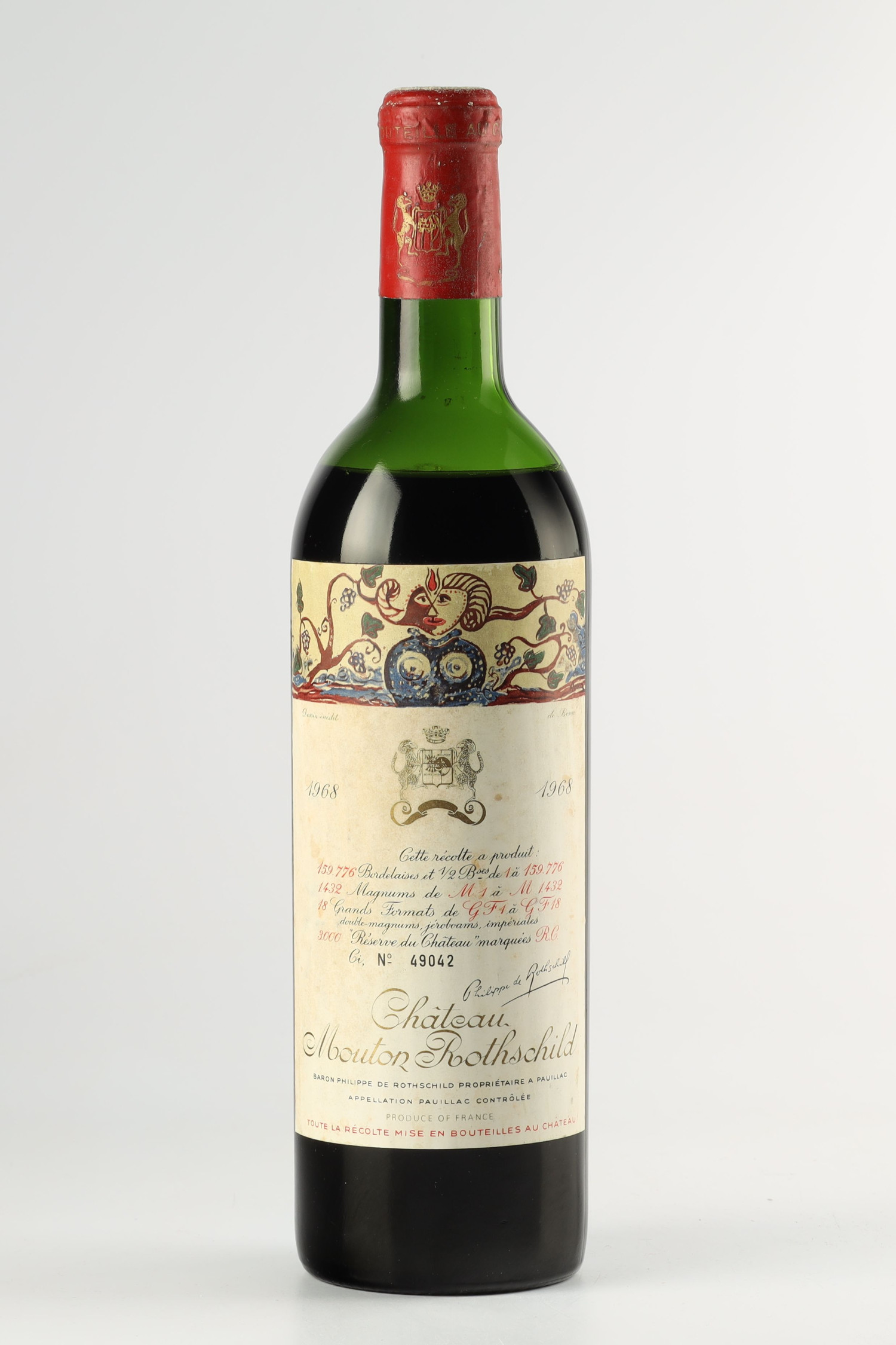 Château Mouton Rothschild 1968, Pauillac