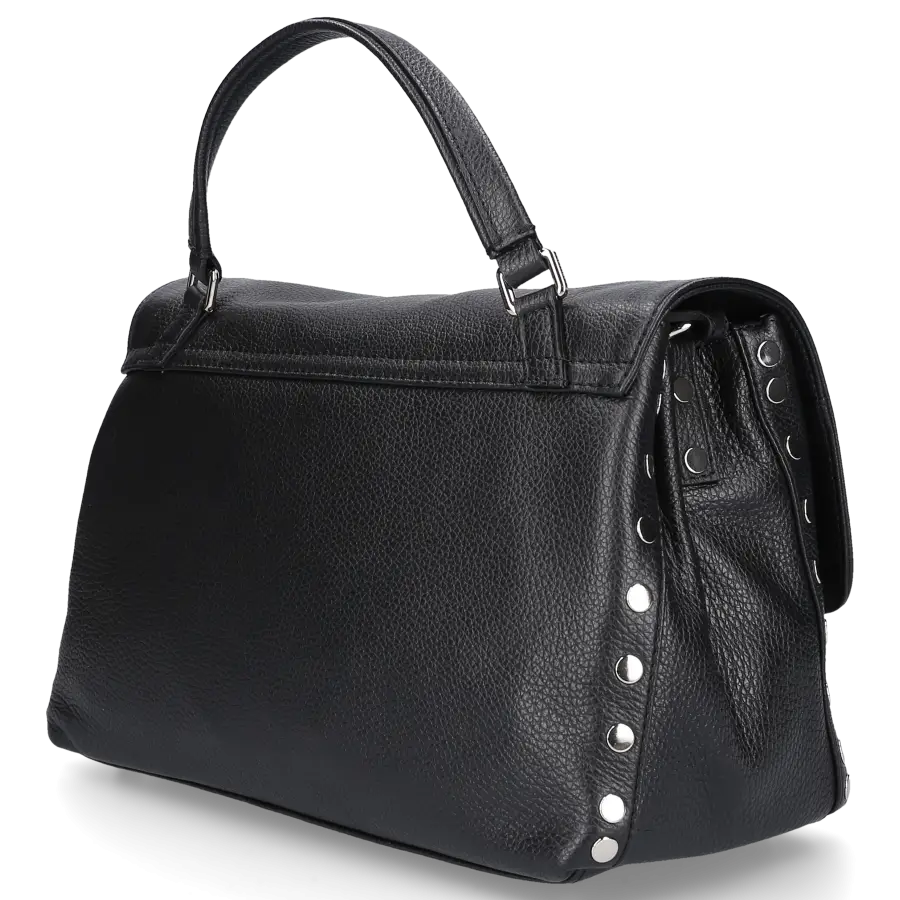 Zanellato - Schultertasche S POSTINA DAILY Schwarz - schwarz