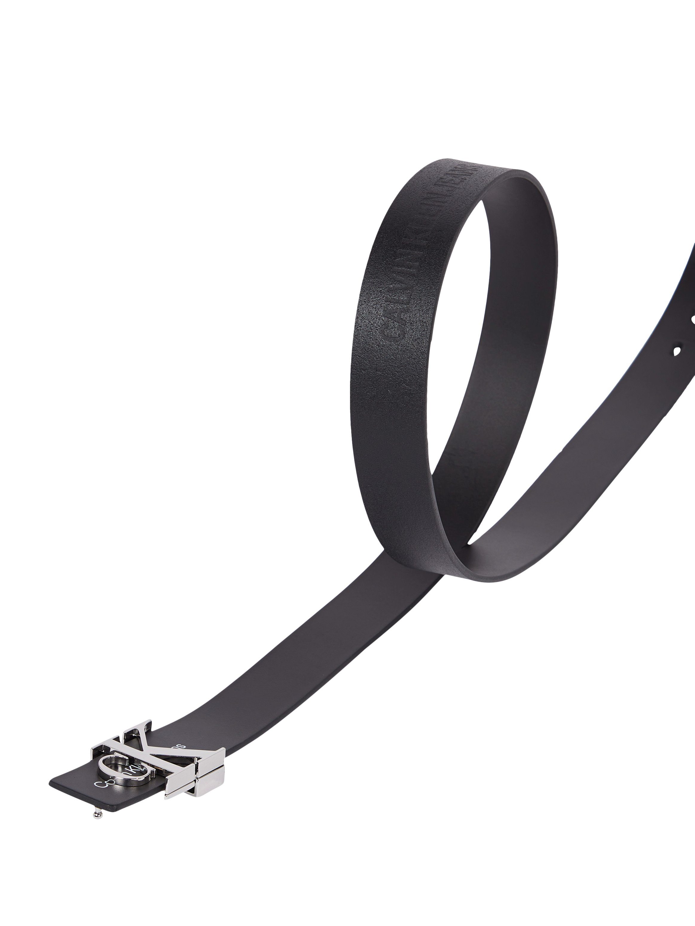 Calvin Klein Jeans Ledergürtel MONOGRAM HARDWARE 30MM