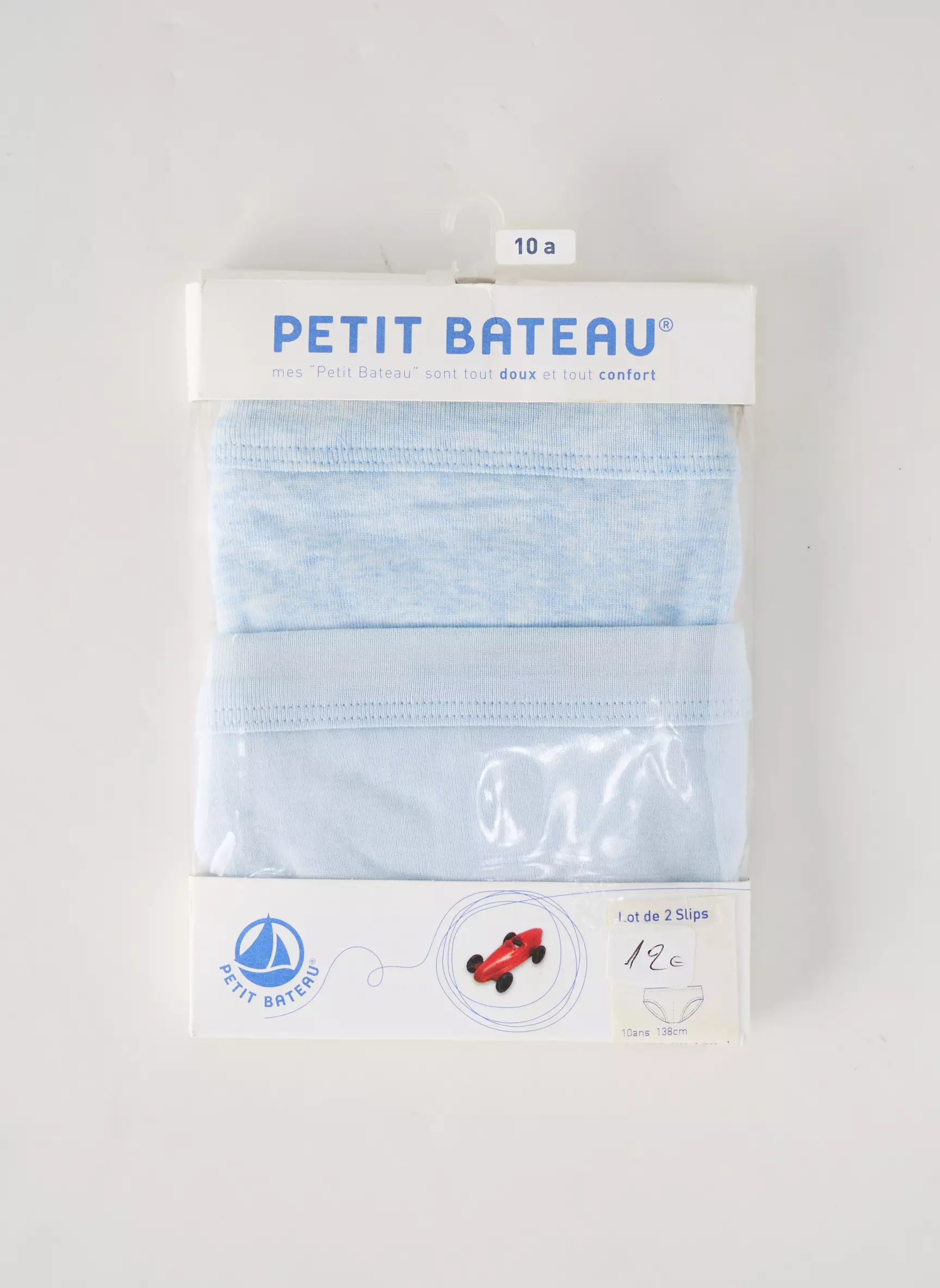 Petit Bateau Slips Garcon couleur bleu