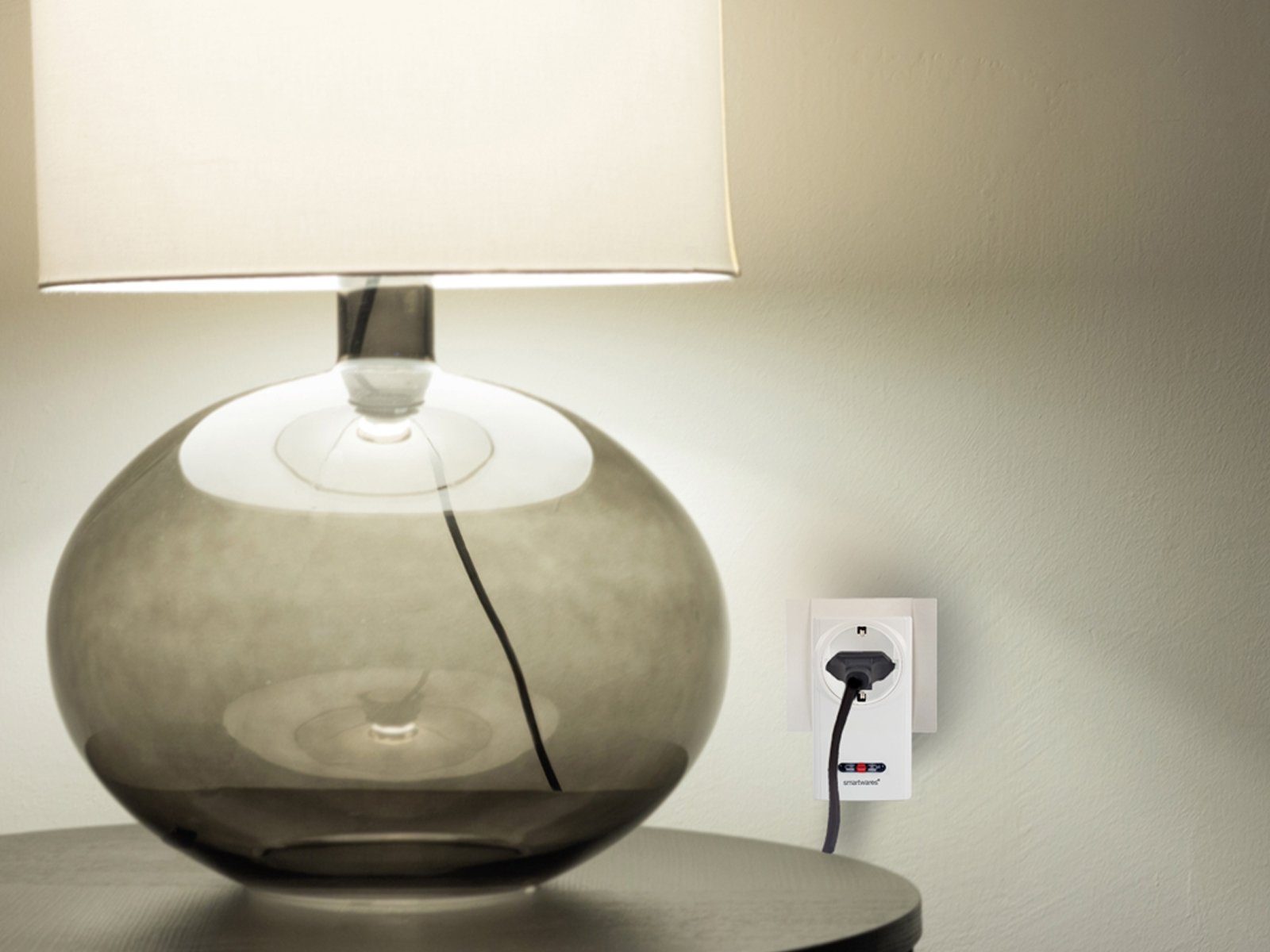 smartwares Smarter Kontaktsensor, Smart Funk Fenster-Kontaktschalter für Dunstabzugshauben & Steckdose