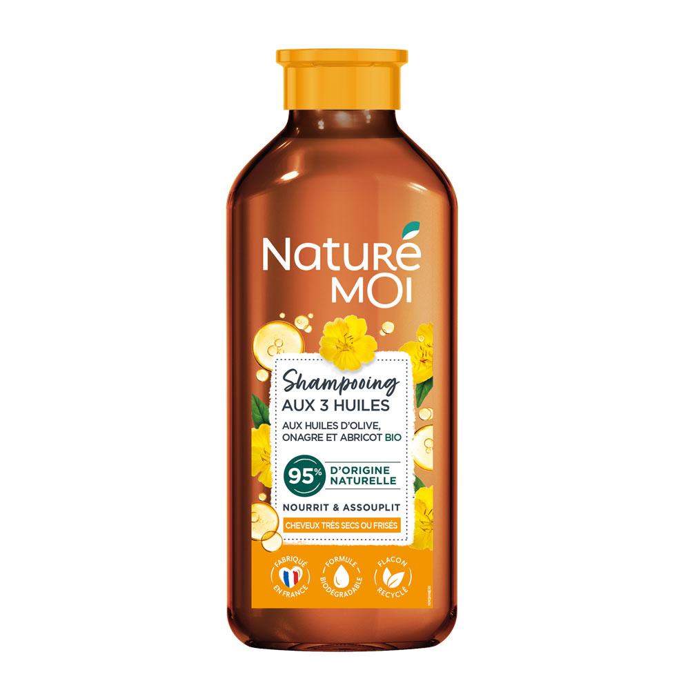 naturé moi Shampooing aux 3 Huiles 250 ml Shampooing