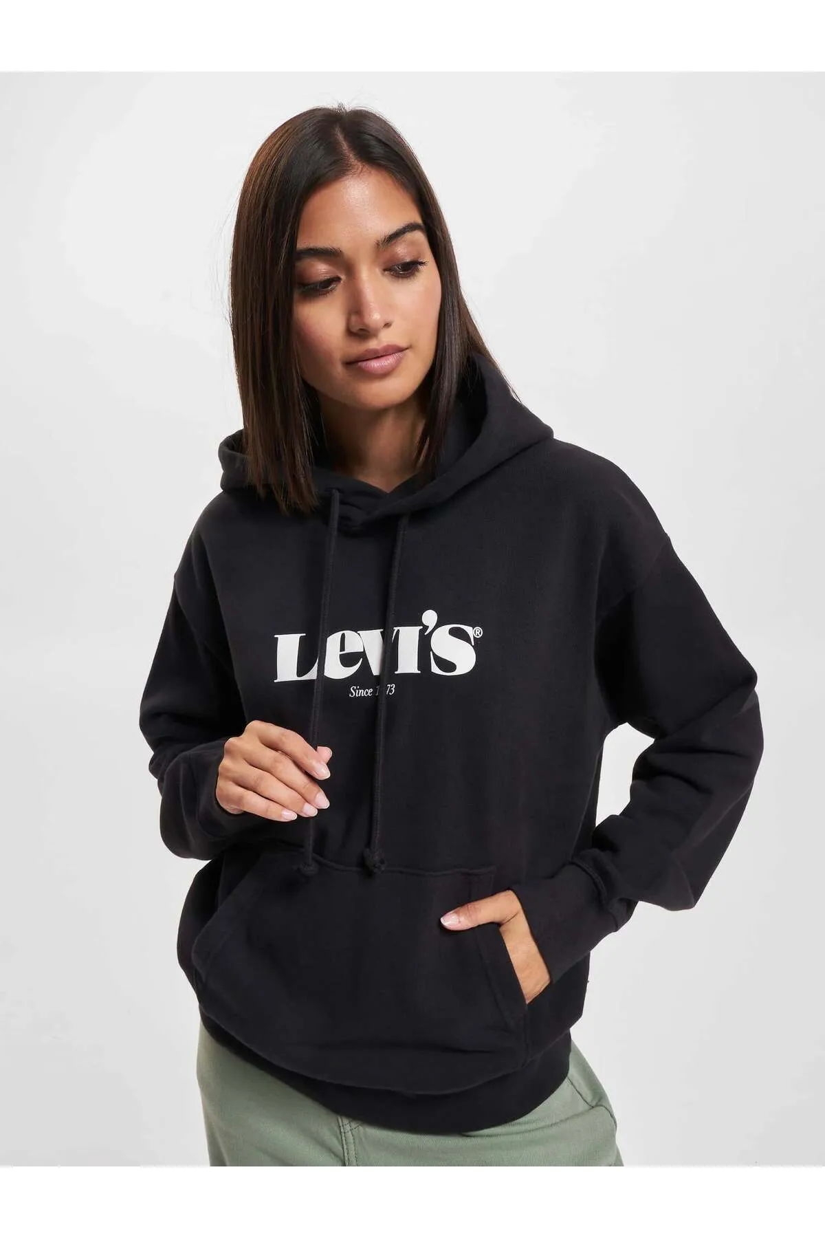 Levi&'s  Sweatshirt - Schwarz - Regular Fit