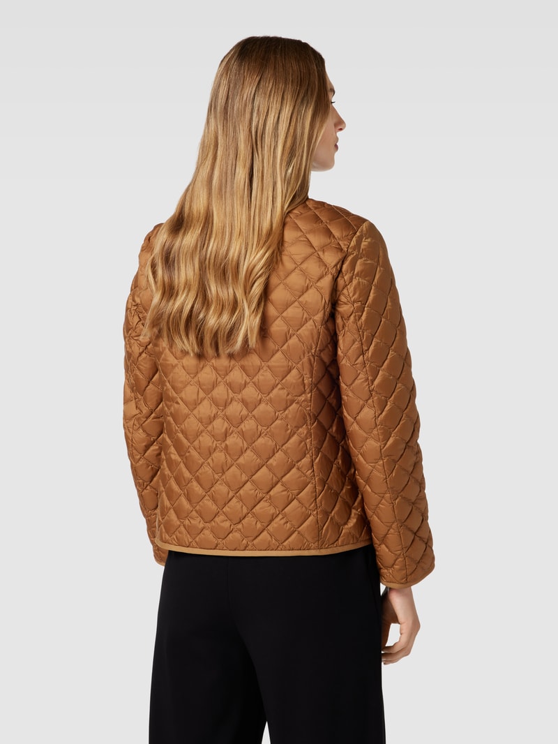 Steppjacke mit Stehkragen Modell 'CANGA' in camel