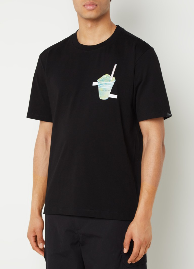 Filling Pieces Ice Vendor organic cotton T-shirt with front and back print